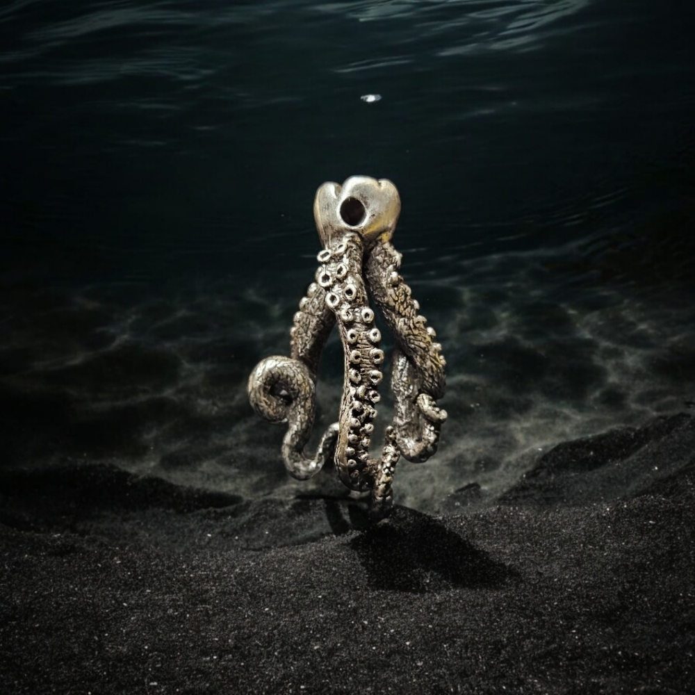 Octopus Pendant (only) Handmade!! Architeuthis by Ashley Jestin